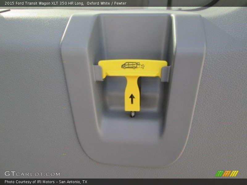 Oxford White / Pewter 2015 Ford Transit Wagon XLT 350 HR Long