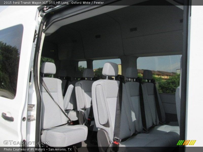 Oxford White / Pewter 2015 Ford Transit Wagon XLT 350 HR Long