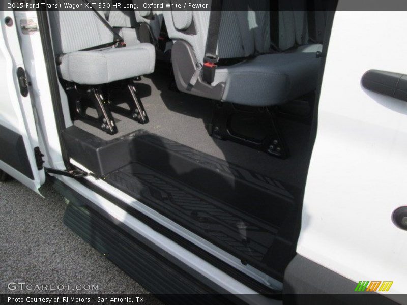 Oxford White / Pewter 2015 Ford Transit Wagon XLT 350 HR Long