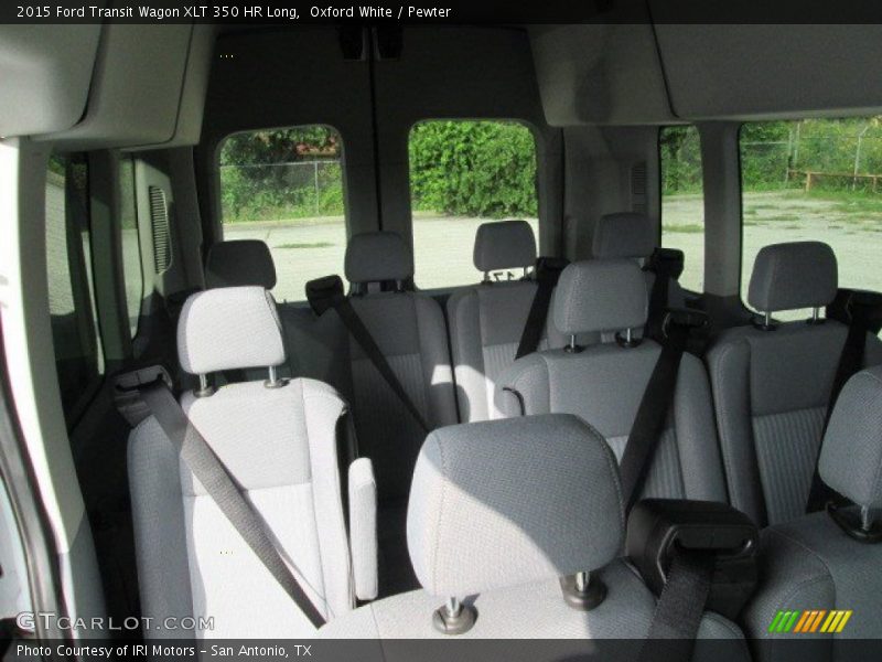 Oxford White / Pewter 2015 Ford Transit Wagon XLT 350 HR Long