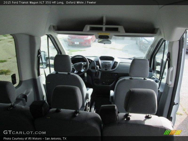 Oxford White / Pewter 2015 Ford Transit Wagon XLT 350 HR Long