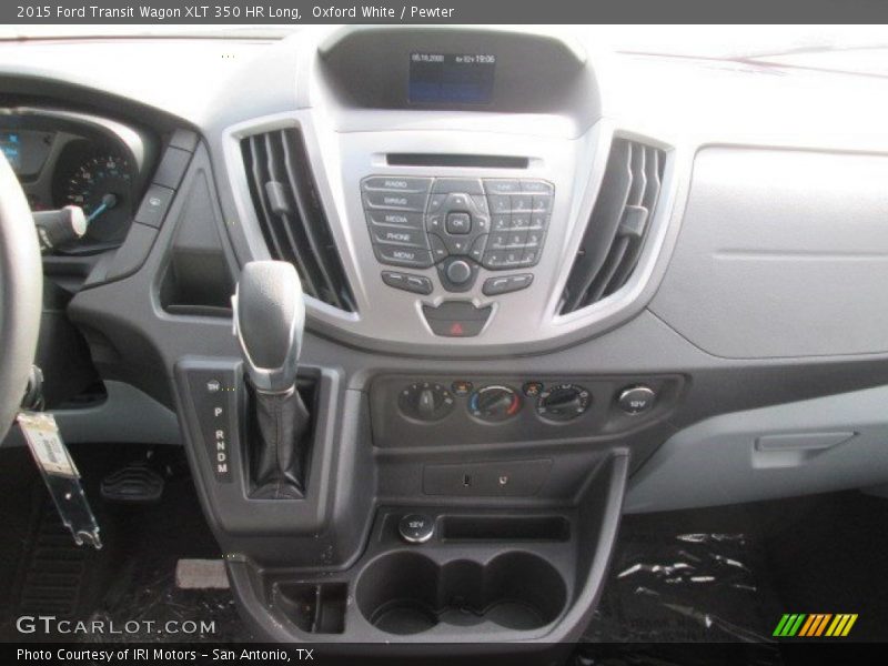 Oxford White / Pewter 2015 Ford Transit Wagon XLT 350 HR Long