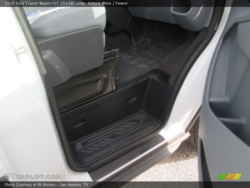 Oxford White / Pewter 2015 Ford Transit Wagon XLT 350 HR Long