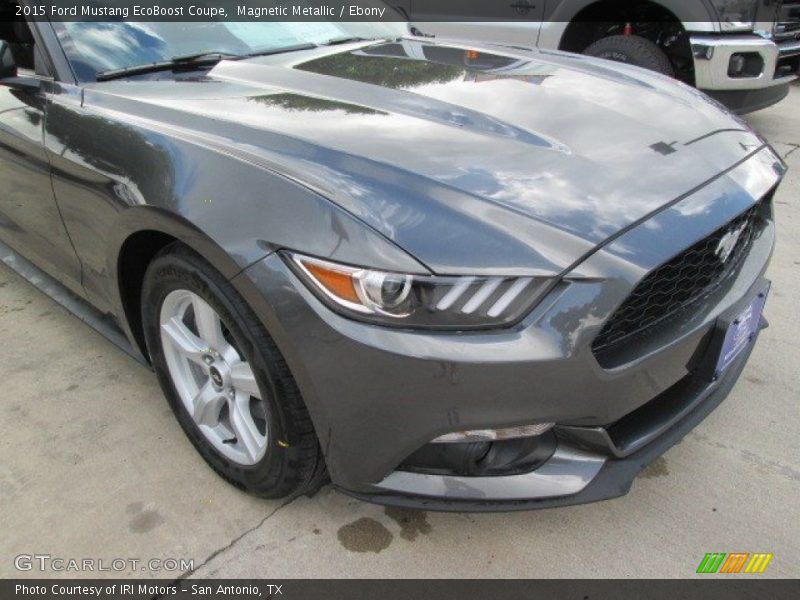 Magnetic Metallic / Ebony 2015 Ford Mustang EcoBoost Coupe