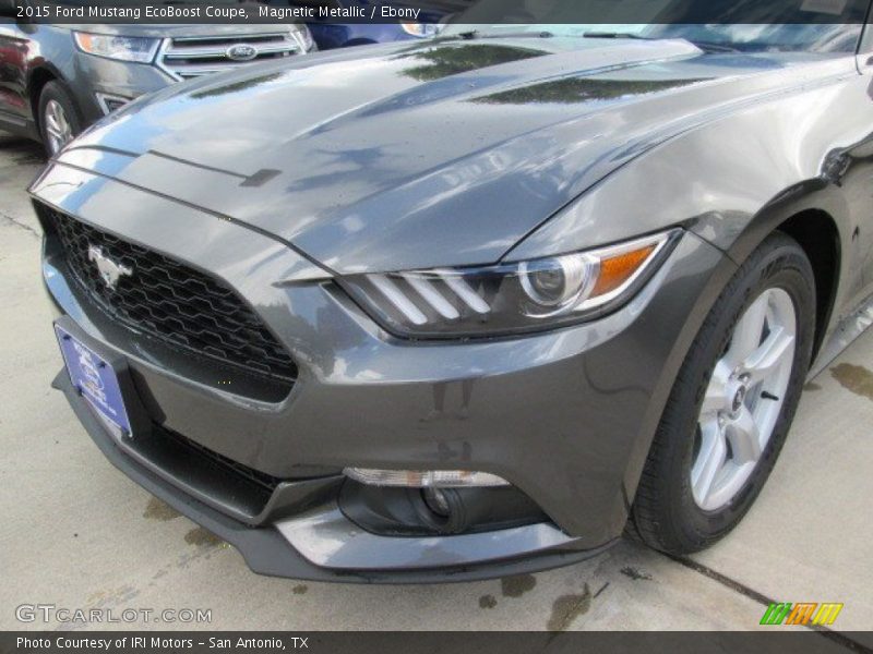 Magnetic Metallic / Ebony 2015 Ford Mustang EcoBoost Coupe