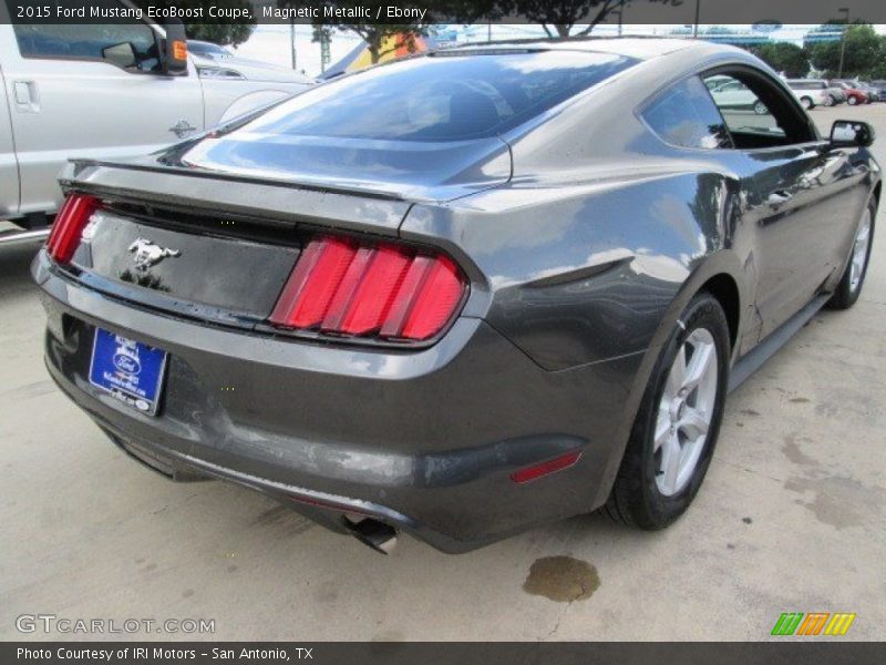 Magnetic Metallic / Ebony 2015 Ford Mustang EcoBoost Coupe