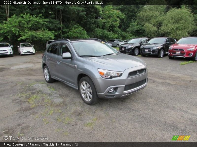 Mercury Gray Pearl / Black 2012 Mitsubishi Outlander Sport SE 4WD
