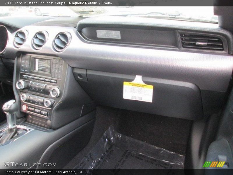 Magnetic Metallic / Ebony 2015 Ford Mustang EcoBoost Coupe