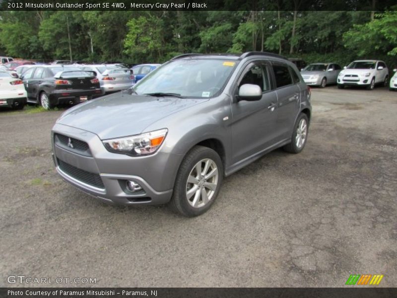 Mercury Gray Pearl / Black 2012 Mitsubishi Outlander Sport SE 4WD