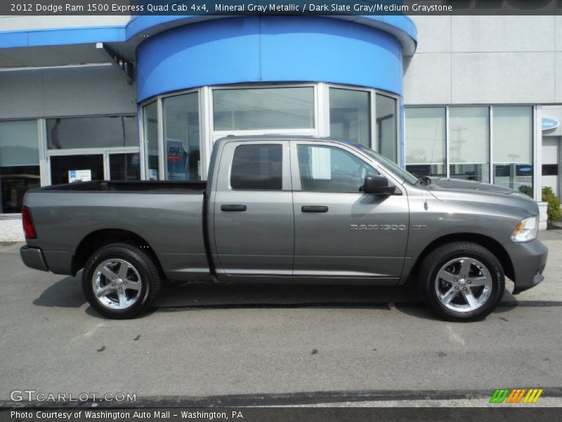 Mineral Gray Metallic / Dark Slate Gray/Medium Graystone 2012 Dodge Ram 1500 Express Quad Cab 4x4