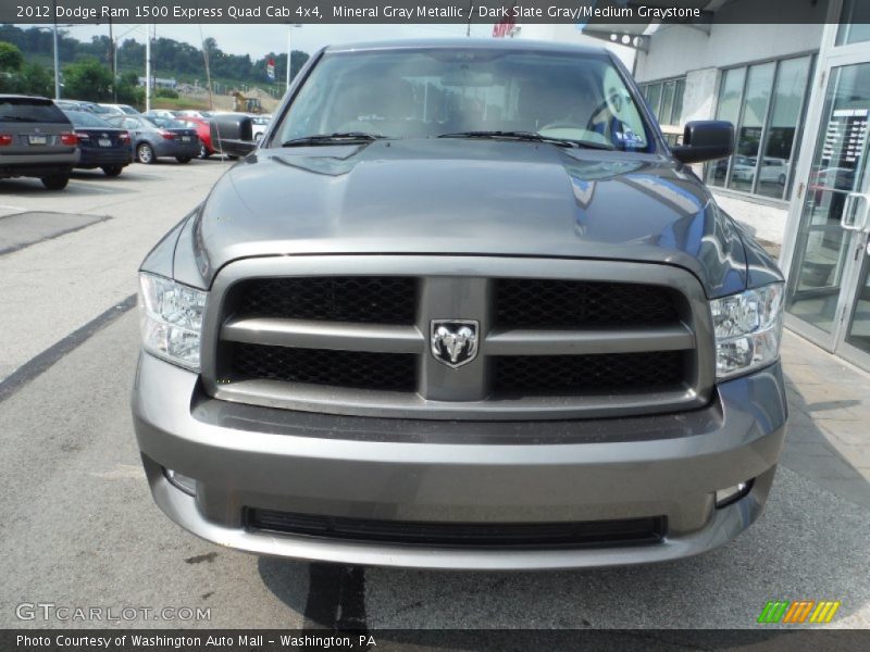 Mineral Gray Metallic / Dark Slate Gray/Medium Graystone 2012 Dodge Ram 1500 Express Quad Cab 4x4