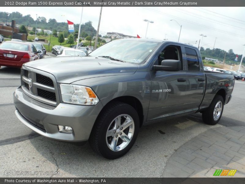 Mineral Gray Metallic / Dark Slate Gray/Medium Graystone 2012 Dodge Ram 1500 Express Quad Cab 4x4