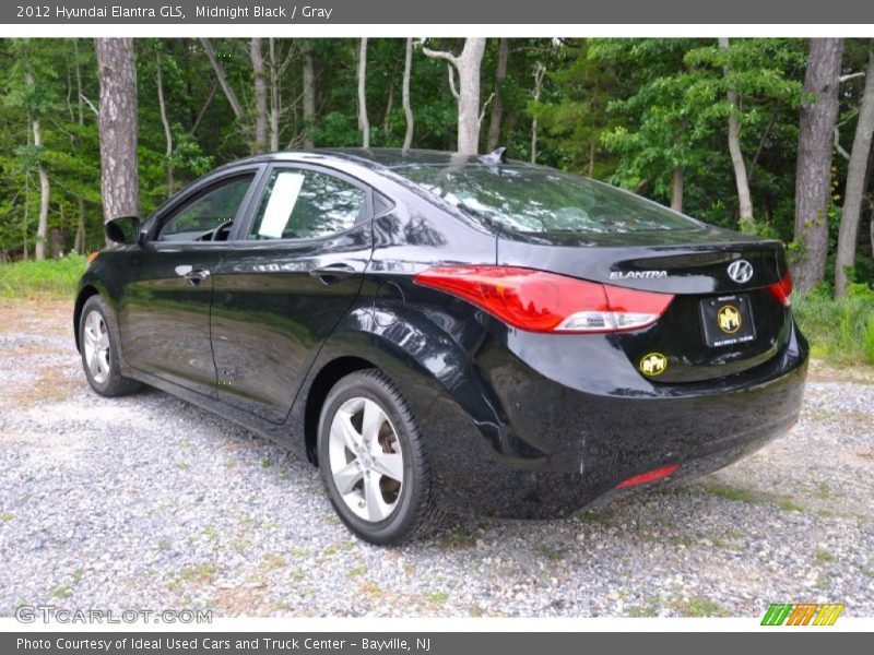 Midnight Black / Gray 2012 Hyundai Elantra GLS