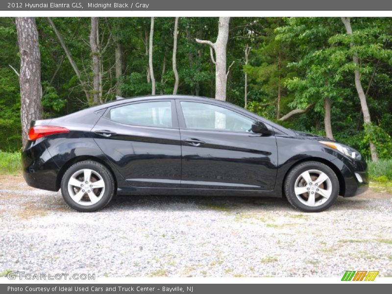 Midnight Black / Gray 2012 Hyundai Elantra GLS