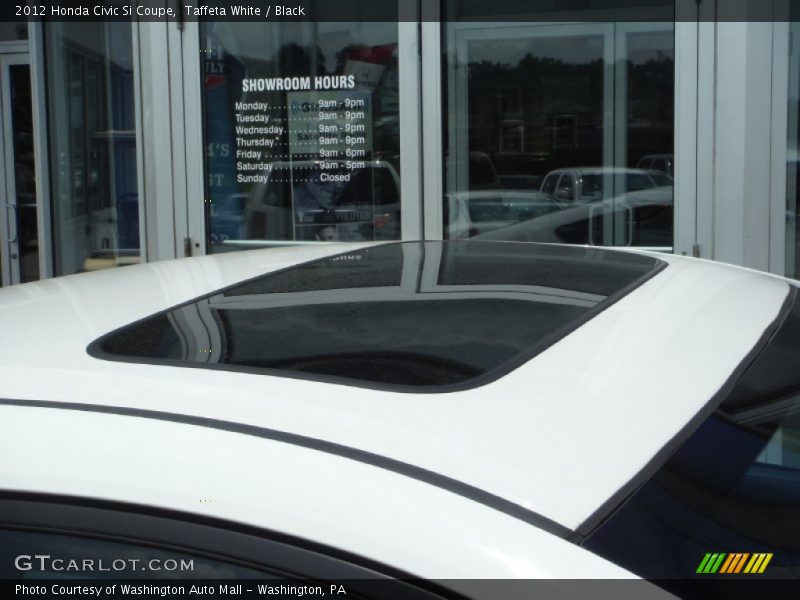 Taffeta White / Black 2012 Honda Civic Si Coupe