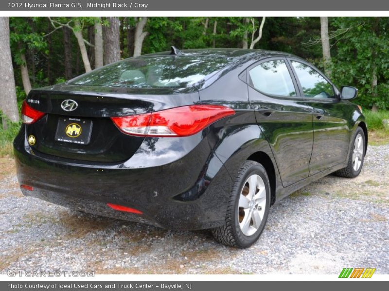 Midnight Black / Gray 2012 Hyundai Elantra GLS