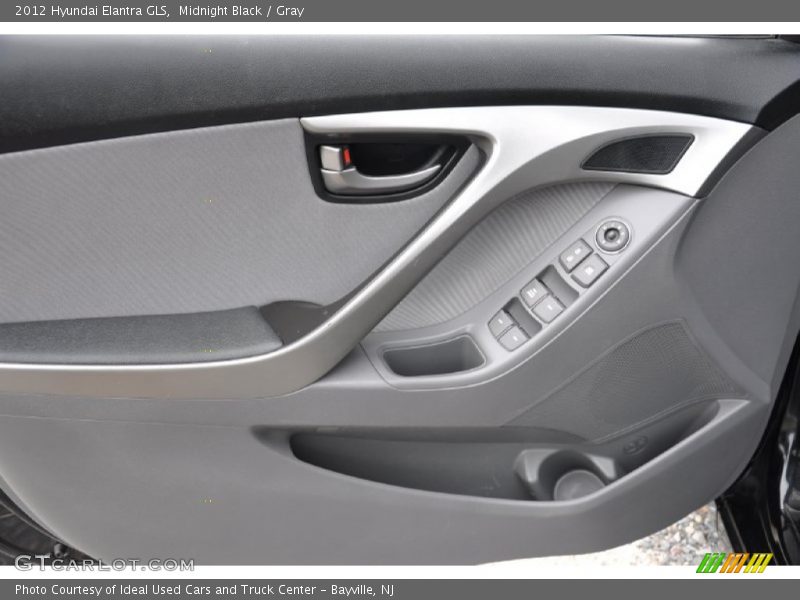 Midnight Black / Gray 2012 Hyundai Elantra GLS
