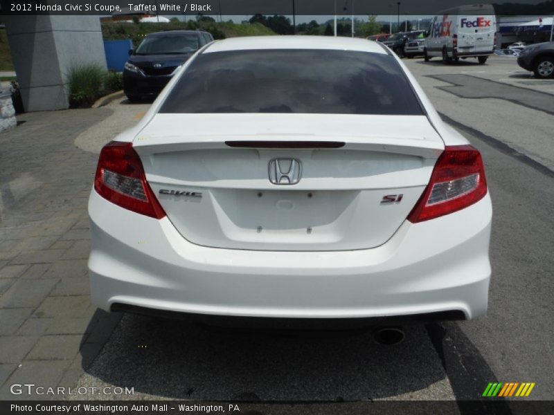Taffeta White / Black 2012 Honda Civic Si Coupe