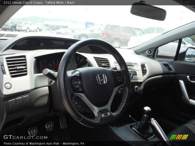 Taffeta White / Black 2012 Honda Civic Si Coupe