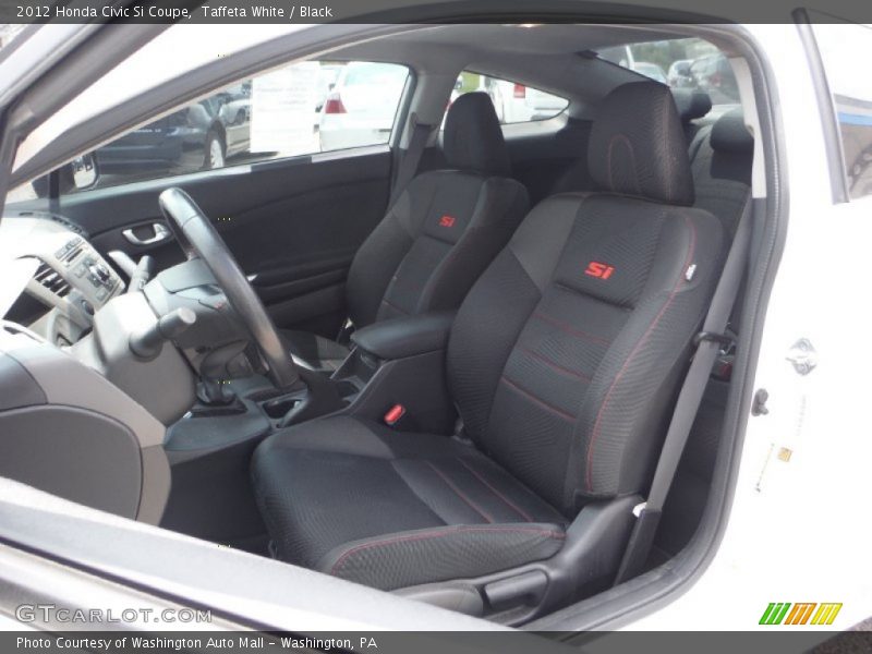 Taffeta White / Black 2012 Honda Civic Si Coupe