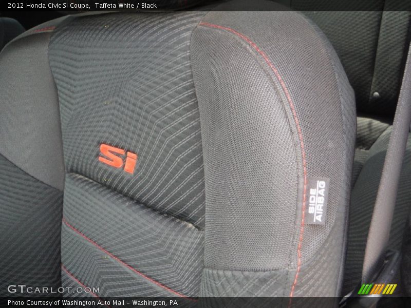 Taffeta White / Black 2012 Honda Civic Si Coupe