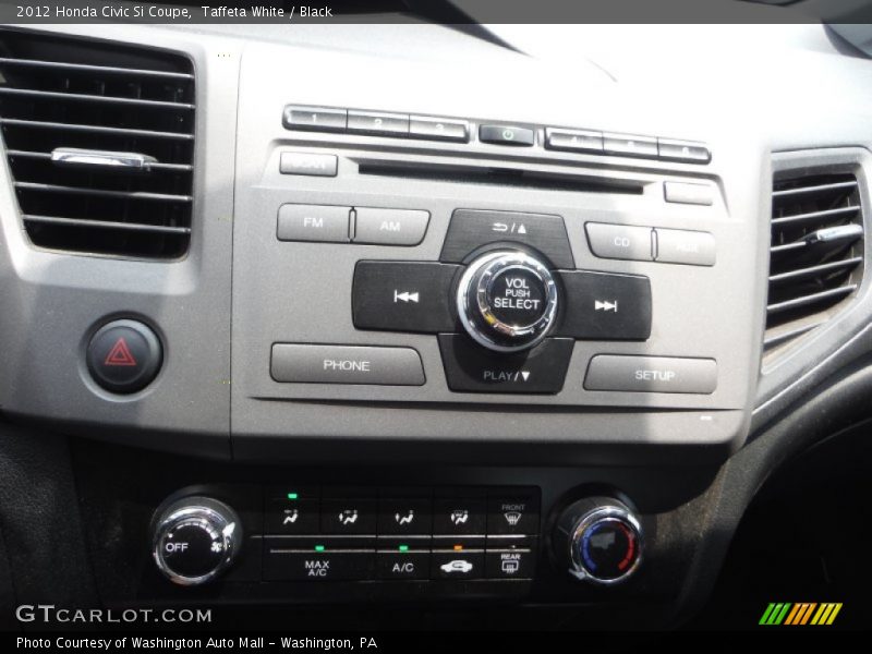 Taffeta White / Black 2012 Honda Civic Si Coupe