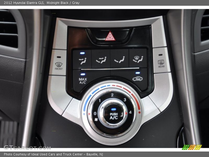 Midnight Black / Gray 2012 Hyundai Elantra GLS