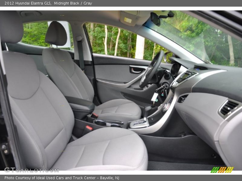 Midnight Black / Gray 2012 Hyundai Elantra GLS