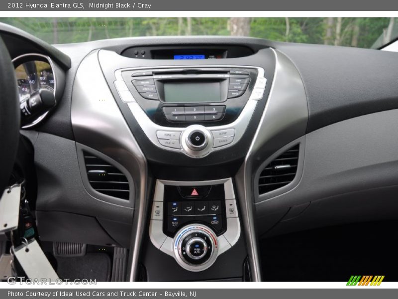 Midnight Black / Gray 2012 Hyundai Elantra GLS