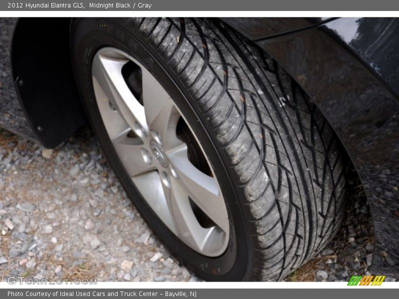 Midnight Black / Gray 2012 Hyundai Elantra GLS