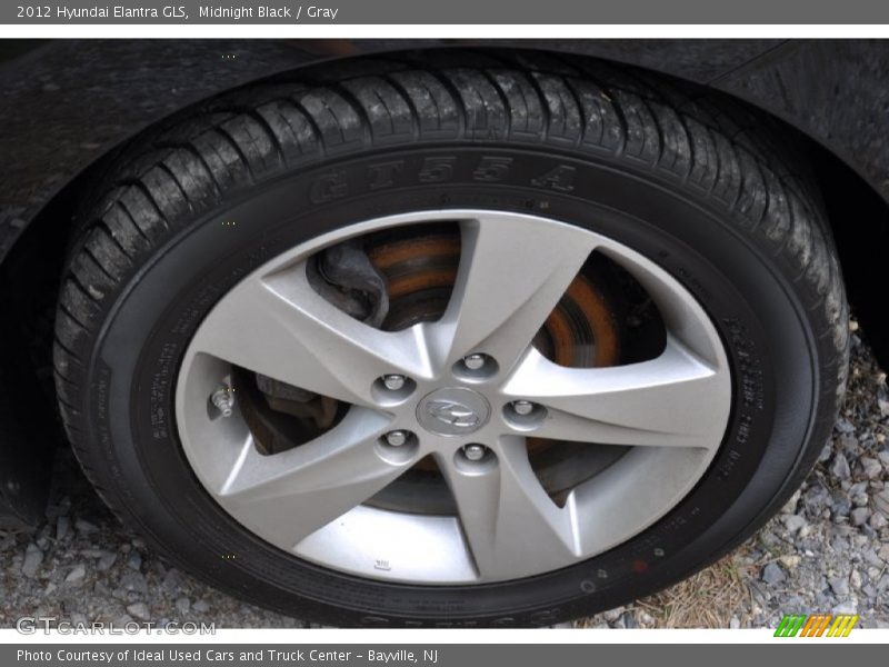 Midnight Black / Gray 2012 Hyundai Elantra GLS
