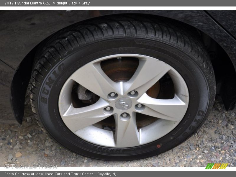 Midnight Black / Gray 2012 Hyundai Elantra GLS