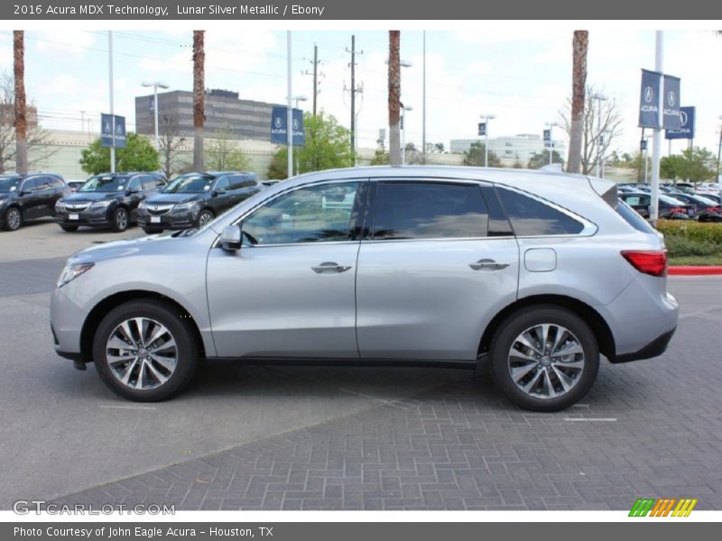 Lunar Silver Metallic / Ebony 2016 Acura MDX Technology