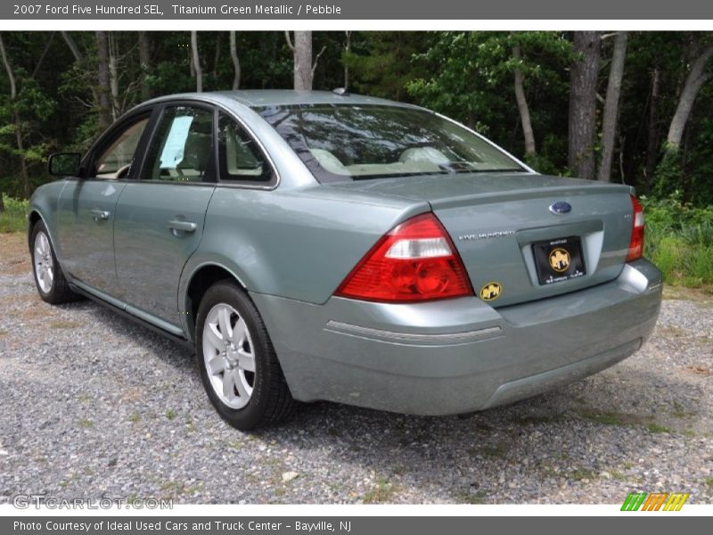 Titanium Green Metallic / Pebble 2007 Ford Five Hundred SEL