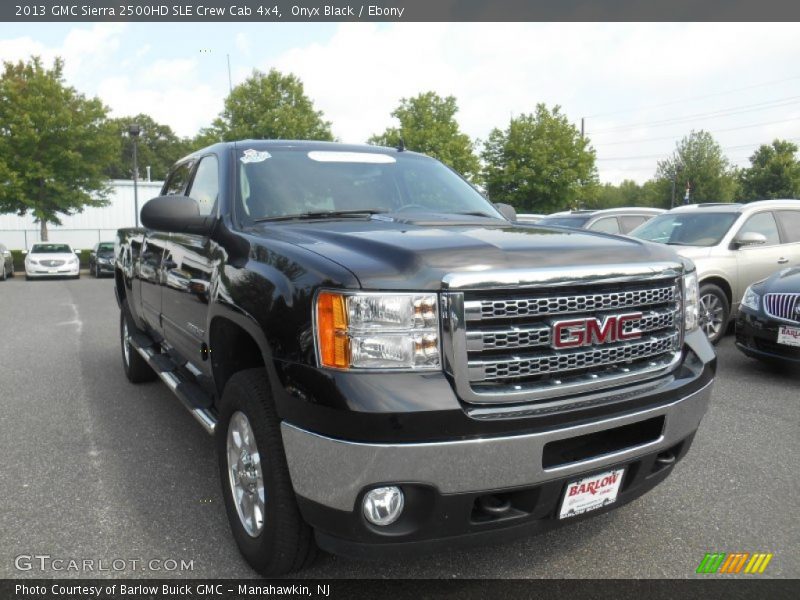 Onyx Black / Ebony 2013 GMC Sierra 2500HD SLE Crew Cab 4x4