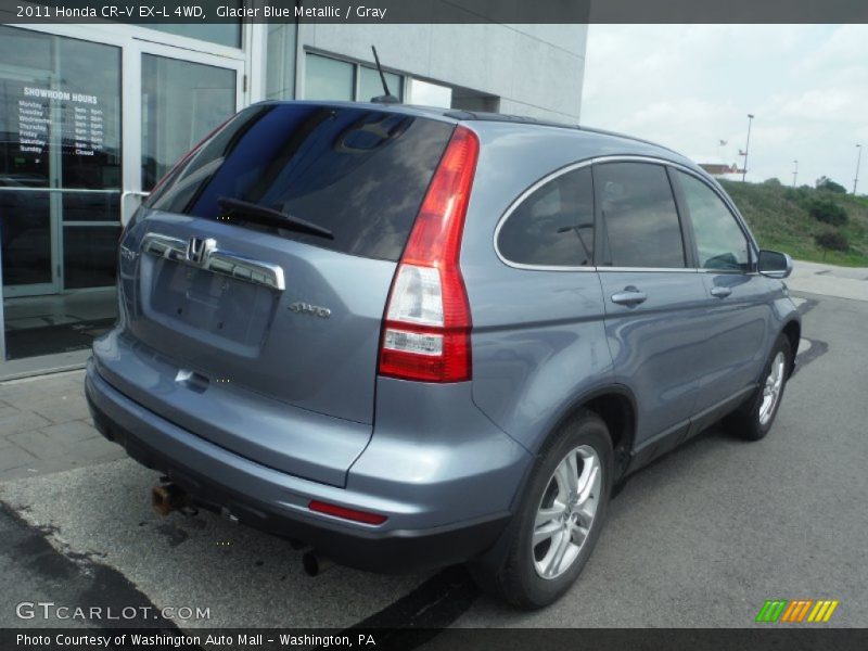 Glacier Blue Metallic / Gray 2011 Honda CR-V EX-L 4WD