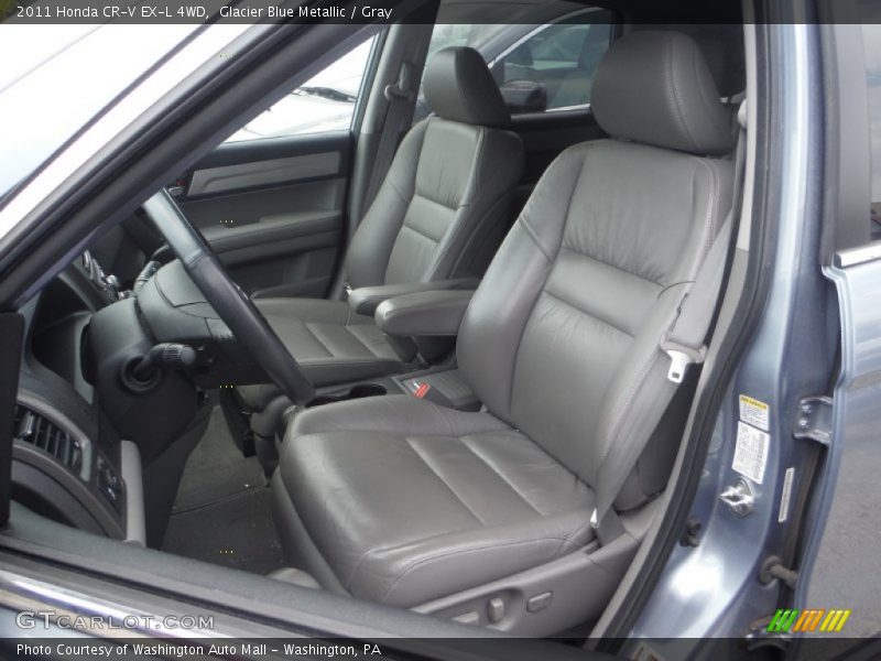 Glacier Blue Metallic / Gray 2011 Honda CR-V EX-L 4WD
