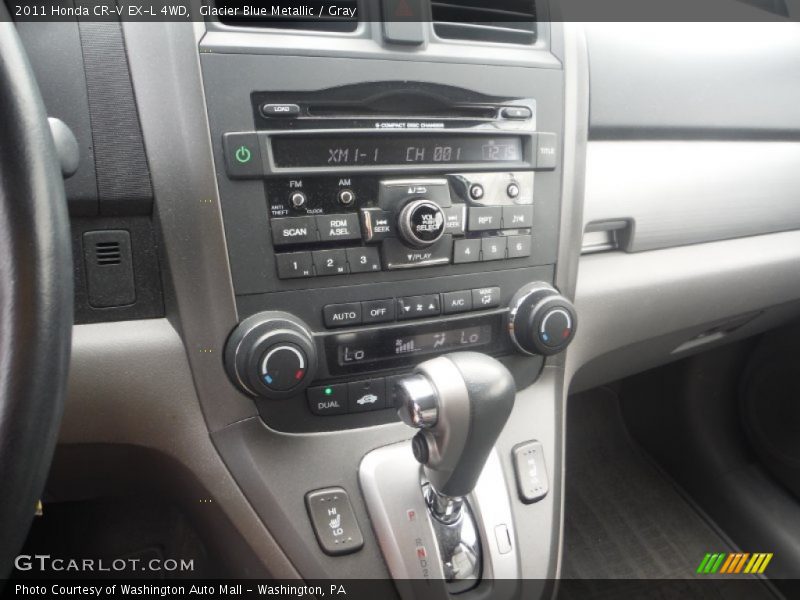 Glacier Blue Metallic / Gray 2011 Honda CR-V EX-L 4WD