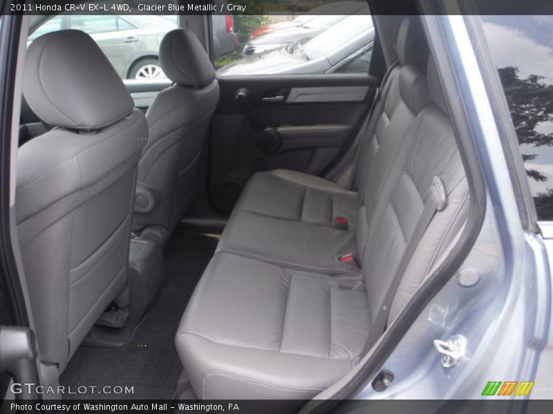 Glacier Blue Metallic / Gray 2011 Honda CR-V EX-L 4WD