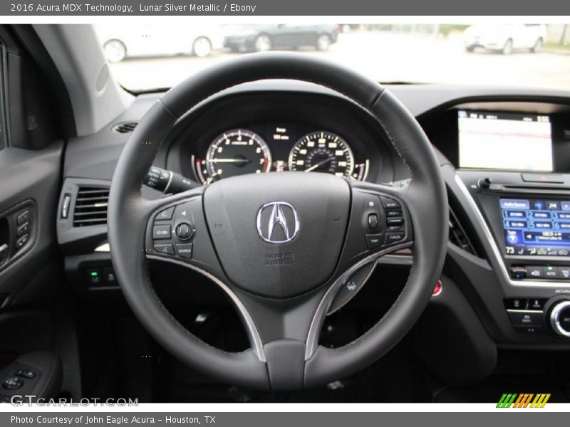 Lunar Silver Metallic / Ebony 2016 Acura MDX Technology