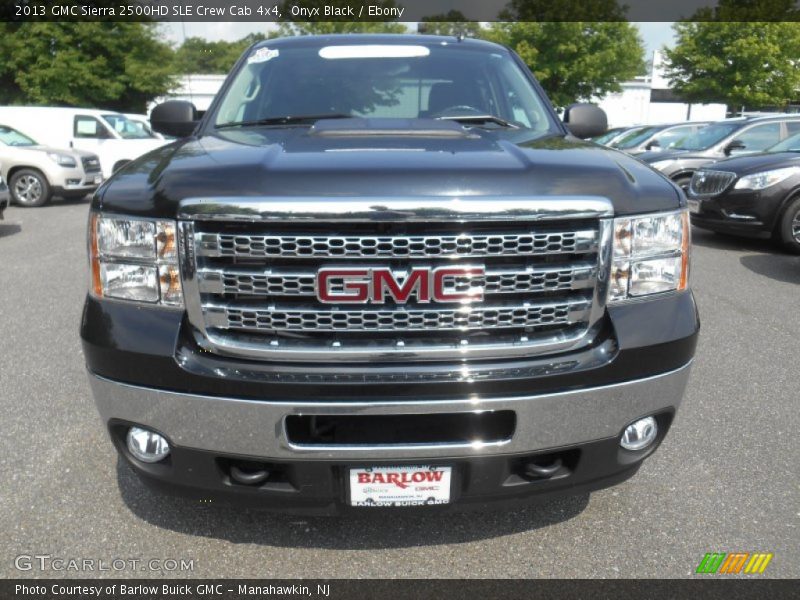 Onyx Black / Ebony 2013 GMC Sierra 2500HD SLE Crew Cab 4x4