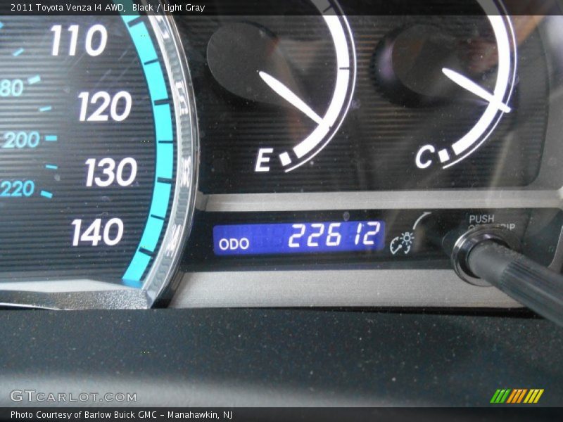 Black / Light Gray 2011 Toyota Venza I4 AWD