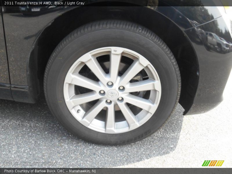 Black / Light Gray 2011 Toyota Venza I4 AWD