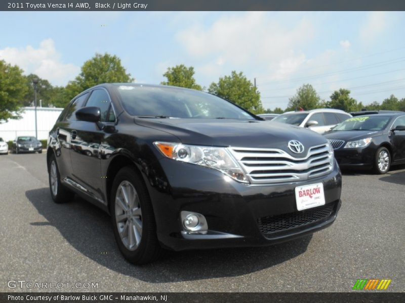 Black / Light Gray 2011 Toyota Venza I4 AWD