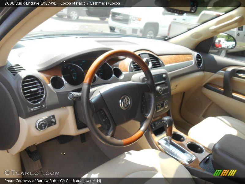Cocoa Metallic / Cashmere/Cocoa 2008 Buick Enclave CXL AWD