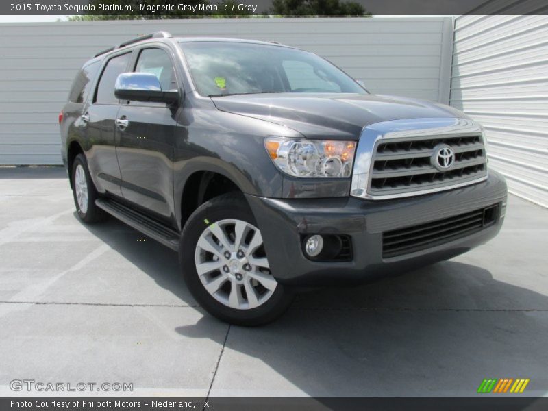 Magnetic Gray Metallic / Gray 2015 Toyota Sequoia Platinum