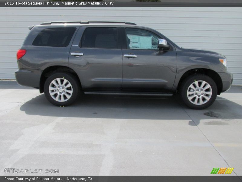 Magnetic Gray Metallic / Gray 2015 Toyota Sequoia Platinum