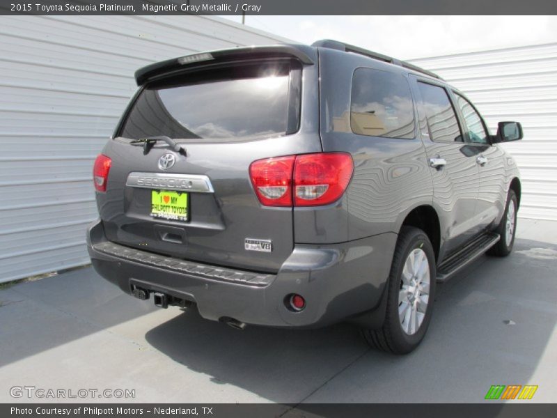 Magnetic Gray Metallic / Gray 2015 Toyota Sequoia Platinum