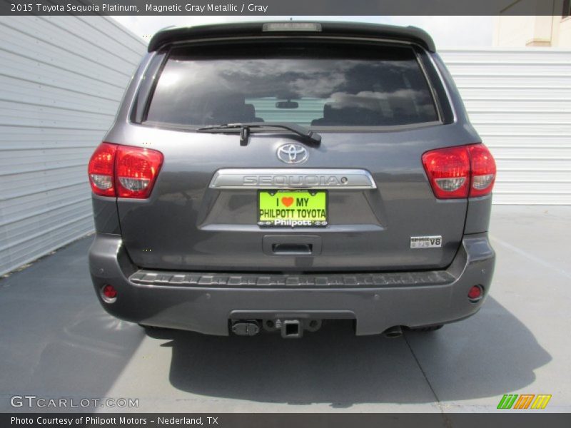 Magnetic Gray Metallic / Gray 2015 Toyota Sequoia Platinum