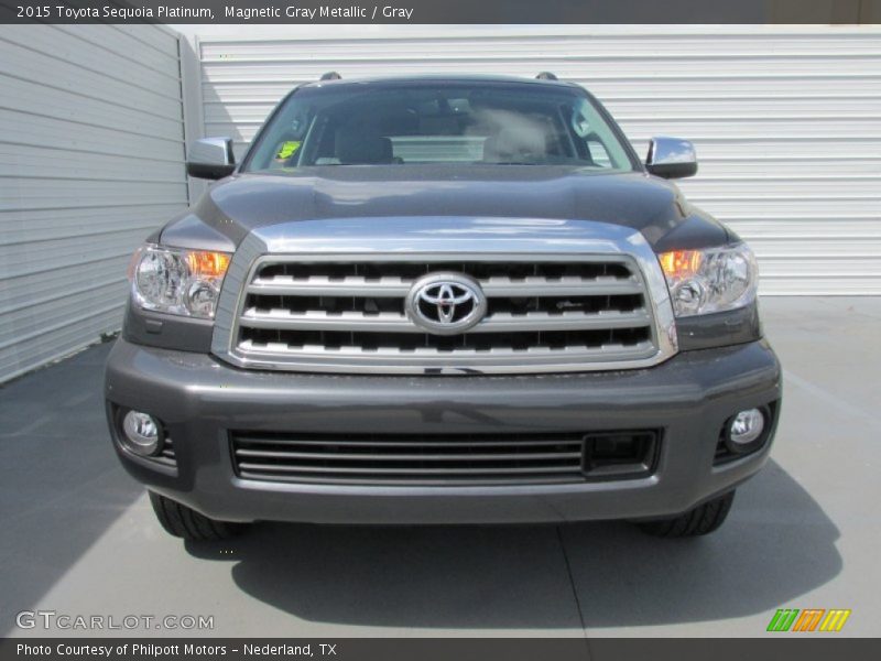 Magnetic Gray Metallic / Gray 2015 Toyota Sequoia Platinum